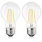 Luxrite A19 LED Edison Light Bulbs 12W 100W Equivalent 1600LM 5000K Bright White Dimmable E26 Base, 2PK LR21663-2PK - alternate 1